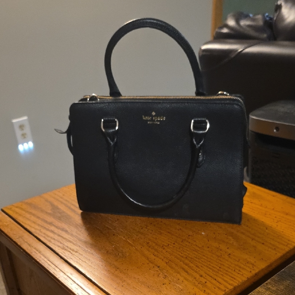 Like New Kate Spade Black Crossbody Bag with Adjustable Strap - Picture 9 of 9